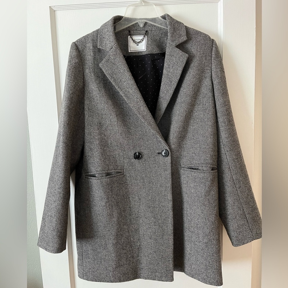 Belle & Bloom Kensington Oversized Wool Blend Coat, Size: Medium